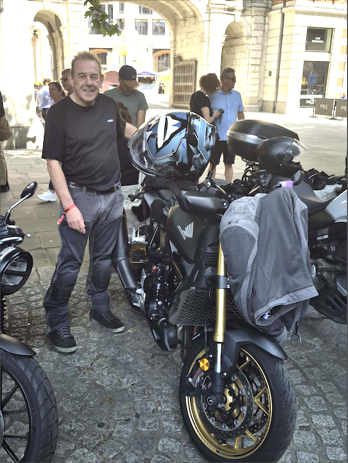 Julian with Bike